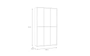 Schuhschrank Alice Springs, grau, inkl. Push-to-Open Funktion