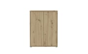 Schuhschrank Alice Springs, Artisan Eiche-Nachbildung, inkl. Push-to-Open Funktion