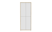 Schuhschrank Alice Springs, Artisan Eiche-Nachbildung, grau, inkl. Push-to-Open Funktion