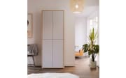 Schuhschrank Alice Springs, Artisan Eiche-Nachbildung, grau, inkl. Push-to-Open Funktion