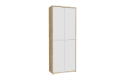 Schuhschrank Alice Springs, Artisan Eiche-Nachbildung, grau, inkl. Push-to-Open Funktion