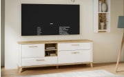 TV-Unterschrank Wardiol, Artisan Eiche-Nachbildung/weiß, 169,7 cm
