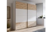 Kleiderschrank Schach & Matt 2, Artisan Eiche-Nachbildung/weiß, 220,1 cm