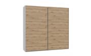 Kleiderschrank Schach & Matt 2, Artisan Eiche-Nachbildung/weiß, 220,1 cm