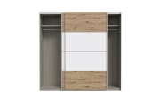 Kleiderschrank Schach & Matt 2, Artisan Eiche-Nachbildung/weiß, 220,1 cm
