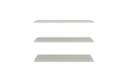 Einlegeböden Vodol, grau, 117,2 x 52,7 cm, 3er Set