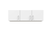 Schrankaufsatz Econobox2, weiß, 133,2 cm