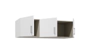 Schrankaufsatz Econobox2, weiß, 133,2 cm