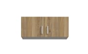Schrankaufsatz Econobox2, Mauvelle Eiche-Nachbildung, 88,9 cm