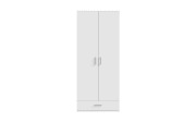 Kleiderschrank Econobox2, weiß, 88,9 cm