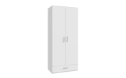 Kleiderschrank Econobox2, weiß, 88,9 cm