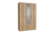 Kleiderschrank Econobox2, Mauvelle Eiche-Nachbildung, 133,2 cm