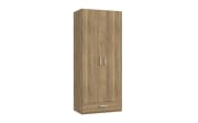 Kleiderschrank Econobox2, Mauvelle Eiche-Nachbildung, 88,9 cm
