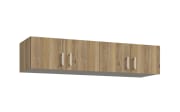 Schrankaufsatz Econobox2, Mauvelle Eiche-Nachbildung, 177,5 cm
