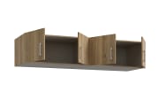 Schrankaufsatz Econobox2, Mauvelle Eiche-Nachbildung, 177,5 cm