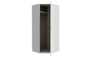 Eckkleiderschrank Econobox2, weiß, 89,5 cm
