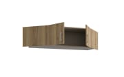 Eck-Schrankaufsatz Econobox2, Mauvelle Eiche-Nachbildung, 165,2 cm