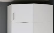 Eck-Schrankaufsatz Econobox2, weiß, 133,2 cm