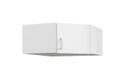 Eck-Schrankaufsatz Econobox2, weiß, 133,2 cm