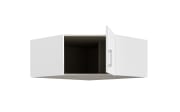 Eck-Schrankaufsatz Econobox2, weiß, 133,2 cm