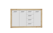 Sideboard Baccio, Artisan Eiche-Nachbildung/weiß, 152,6 cm