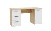 Schreibtisch Net307, Artisan Eiche Nachbildung/weiß