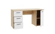 Schreibtisch Net106, Artisan Eiche Nachbildung/weiß