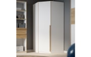 Eckkleiderschrank Smart Room, Eiche-Nachbildung/weiß, 