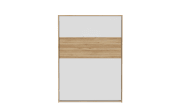 Multifunktionsbett Smart Room, Eiche-Nachbildung/weiß, 157,4 x 215 cm