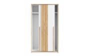 Kleiderschrank Smart Room, Eiche-Nachbildung/weiß