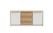 Kommode Smart Room, Eiche-Nachbildung/weiß