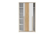 Kleiderschrank Smart Room, Eiche-Nachbildung/weiß