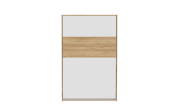 Multifunktionsbett Smart Room, Eiche-Nachbildung/weiß, 137,4 x 215 cm