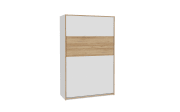 Multifunktionsbett Smart Room, Eiche-Nachbildung/weiß, 137,4 x 215 cm