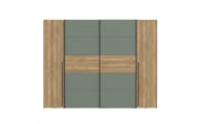 Kleiderschrank Narago, Mauvelle Eiche-Nachbildung/salbeifarbig, 270,3 x 210,5 cm