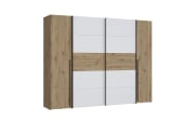 Kleiderschrank Narago, Artisan Eiche-Nachbildung/weiß, 270,3 x 210,5 cm