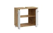 Waschbeckenunterschrank Veris, Artisan Eiche-Nachbildung/grau