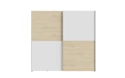 Kleiderschrank Schach&matt, Puccini Eiche-Nachbildung/weiß, 200,1 x 190,5 cm