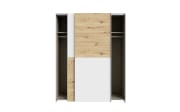 Kleiderschrank Schach&matt, Artisan Eiche-Nachbildung/weiß, 150,1 x 190,5 cm