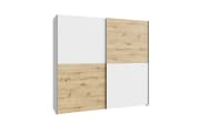 Kleiderschrank Schach&matt, Artisan Eiche-Nachbildung/weiß, 200,1 x 190,5 cm