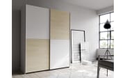 Kleiderschrank Schach&matt, Puccini Eiche-Nachbildung/weiß, 150,1 x 190,5 cm