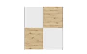 Kleiderschrank Schach&matt, Artisan Eiche-Nachbildung/weiß, 170,3 x 190,5 cm