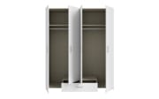 Kleiderschrank Econobox, weiß, 159,1 x 190,5 cm