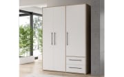 Kleiderschrank Mokkaris, Sonoma Eiche-Nachbildung/weiß, 144,4 x 200,1 cm