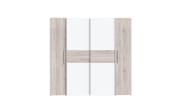 Kleiderschrank Kalixtus, Sandeiche-Nachbildung/weiß, 200 x 190,5 cm