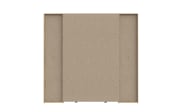 Kleiderschrank Kalixtus, Old Wood-Nachbildung/Beton-Nachbildung, 200 x 190,5 cm