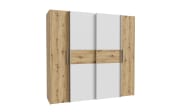 Kleiderschrank Kalixtus, Artisan Eiche-Nachbildung/weiß, 200 x 190,5 cm
