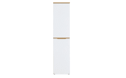 Mehrzweckschrank Clyde, Eiche-Nachbildung/weiß, 45 cm
