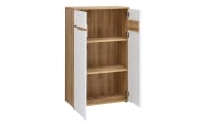 Mehrzweckschrank Clyde, Eiche-Nachbildung/weiß
