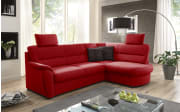 Wohnlandschaft Pandora, cherry, Ottomane rechts